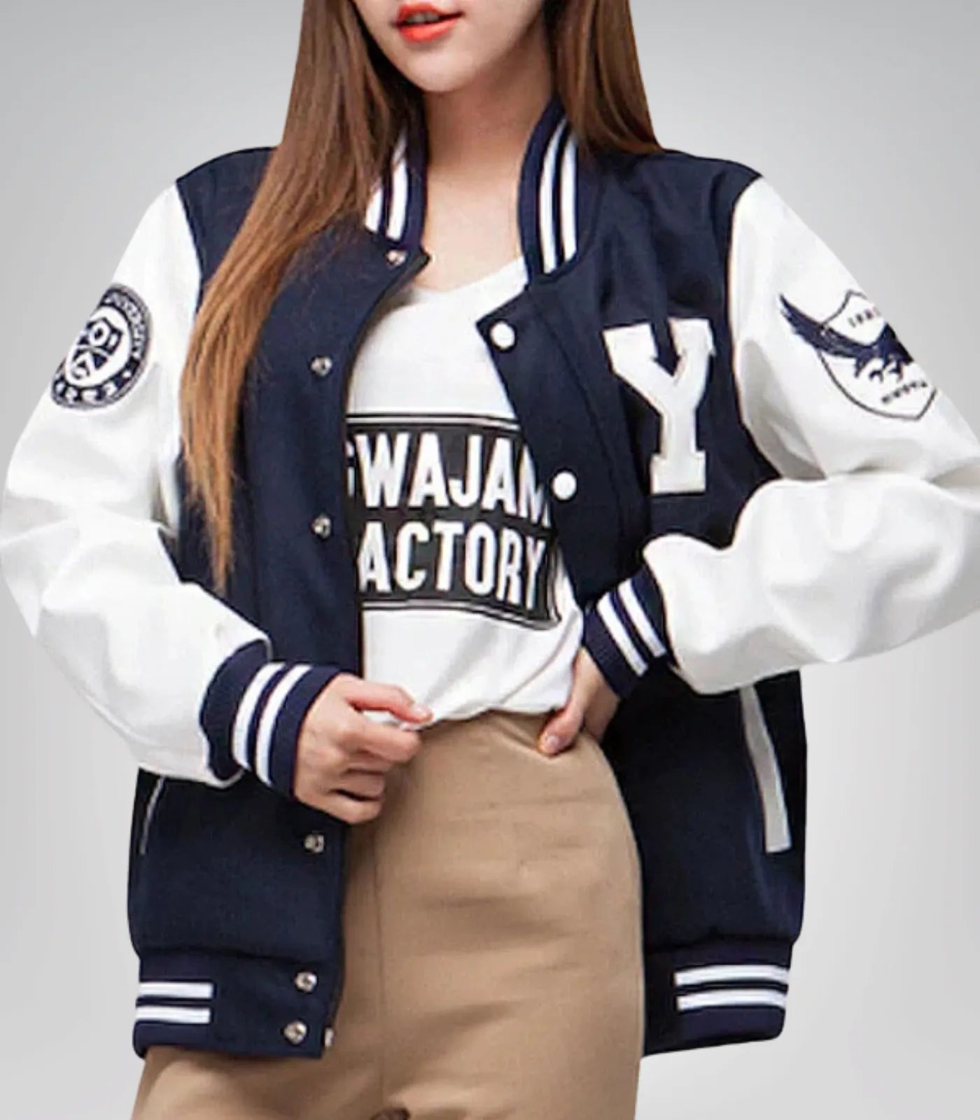 Yonsei University Inspired Varsity Jacket – Classic College Letterman Style